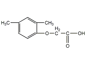 4-氯-2-甲基苯氧基乙酸結(jié)構(gòu)式